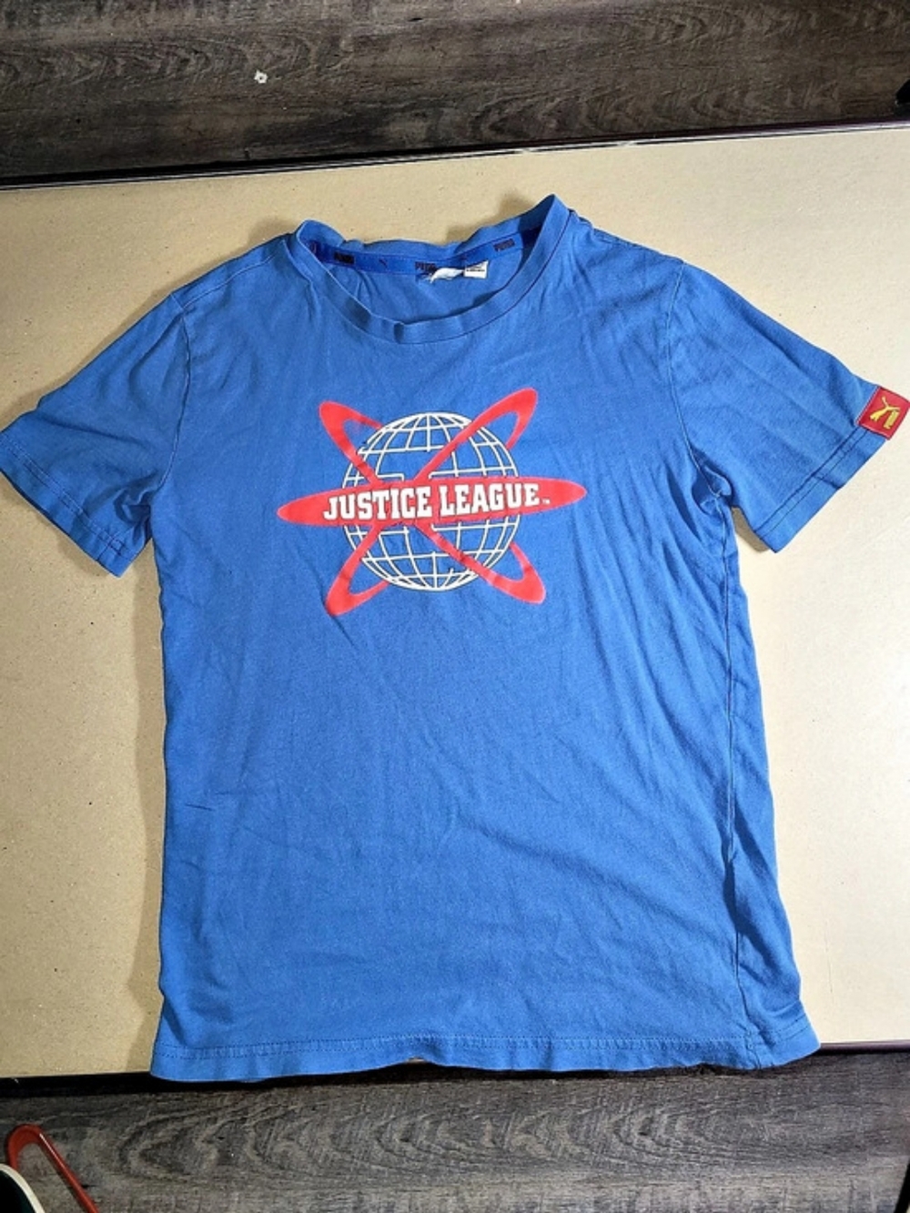 Puma x DC Justice League Graphic T-Shirt Blue size M